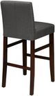 Brassex Inc. 2-Piece Brown/Dark Grey 24'' Counter Stool Set-1