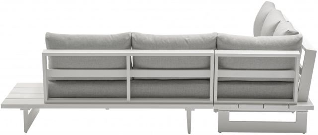 Meridian Furniture Maldives 3-Piece Gray Fabric Outdoor Modular Sectional-2