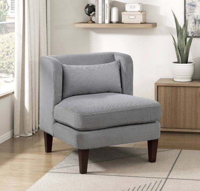 Homelegance® Forrester Dark Gray Accent Chair-1