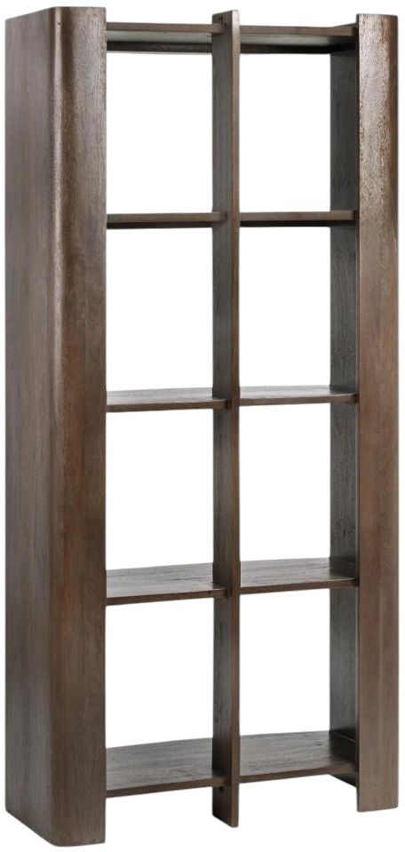 Classic Home Kyra Cocoa Brown Bookshelf-2