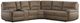 Emerald Home Aurora 3-Piece Brown Power Reclining Sectional-0
