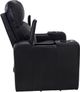 RowOne Prestige Home Entertainment Seating Black 2-Arm Power Recliner-3