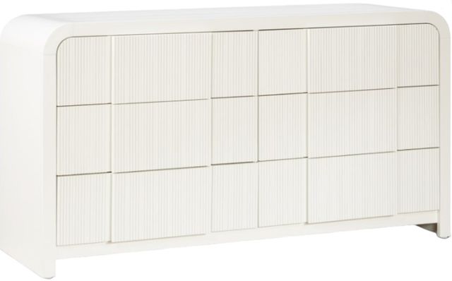 Meridian Furniture Fluted Cream Dresser-0