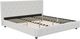 dhp furniture® Dakota White King Upholstered Panel Bed-1