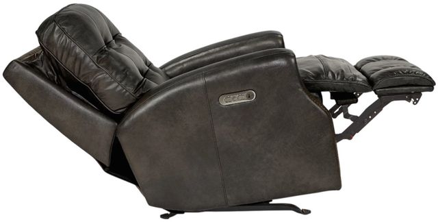 Flexsteel® Devon Black Power Rocking Recliner with Power Headrest-2