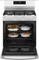 GE® 30'' White Freestanding Gas Range-3