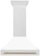 ZLINE Autograph Edition 36" White Matte Wall Mounted Range Hood-2