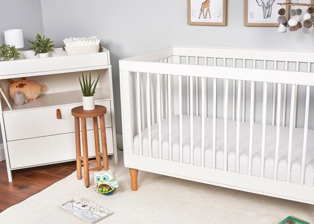 BEDGEAR® Hyper-Linen Performance® Fitted Crib Sheet-1