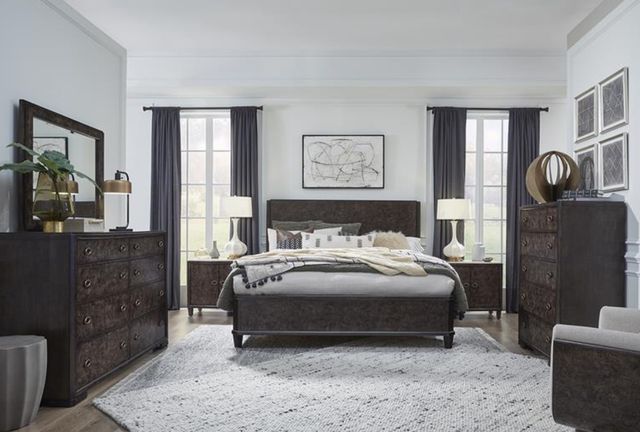 Magnussen Home® Rowan Espresso Brown King Panel Bed-1