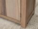 International Furniture Direct Natural Parota Brown 2-Door TV Stand-4