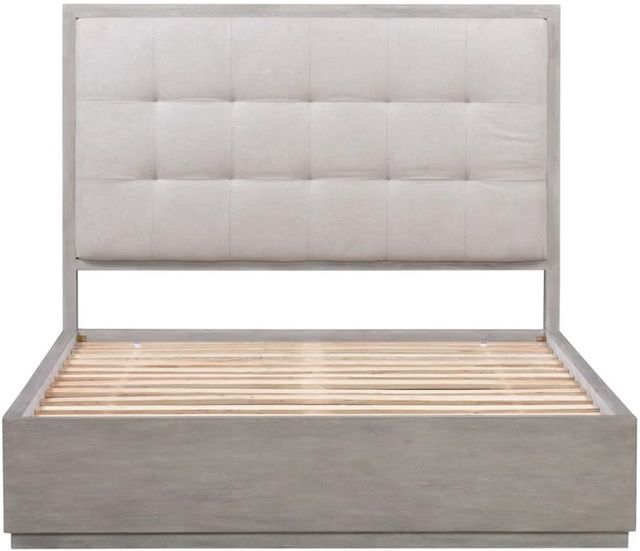 Modus Furniture Oxford Mineral California King Upholstered Storage Bed-3