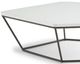 Natuzzi Editions Chocolat Matte Lacquer White Coffee Table-1