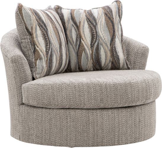 Signature Design by Ashley® Lofwood Fossil Swivel Accent Chair-0