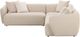 TOV Furniture Sylvie 3-Piece Cream L-Shaped Sectional-3