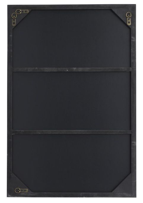 Deco Marche Black Thin Minimalistic Frame Wall Mirror-2