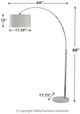 Ashley® Areclia Metal Arc Lamp-1