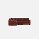 Drew & Jonathan Home ModularOne New Horizon 5-Piece Merlot Power Reclining Modular Sectional-1