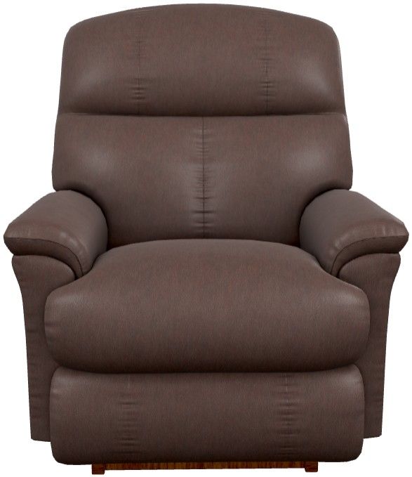 La-Z-Boy® Reed Walnut Leather Power Rocking Recliner with Headrest-1