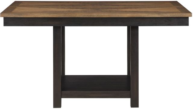 Steve Silver Co. Harington Dusty Caramel Dining Table with Ebony Base-1