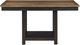 Steve Silver Co. Harington Dusty Caramel Dining Table with Ebony Base-1