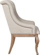 Coaster® Brockway 2-Piece Cream/Barley Brown Arm Chairs-3