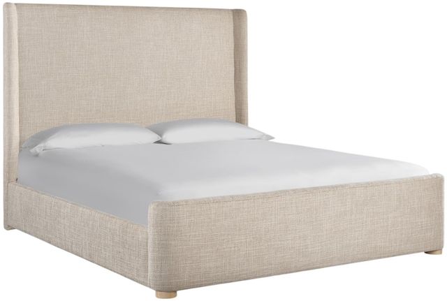 Universal Explore Home™ Modern Nomad Daybreak Solaz Sand King Upholstered Panel Bed-0