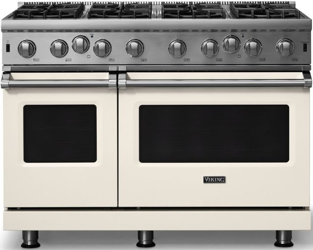 Viking® 5 Series 48” Pure White Pro Style Natural Gas Range-0