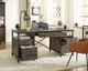 Sauder® Steel River® Carbon Oak® Desk-2