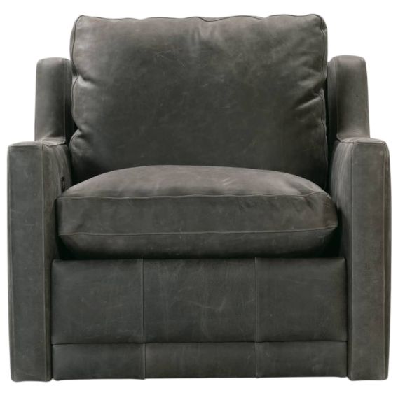 Rowe® Customizable Sylvie Leather Swivel Power Recliner-0