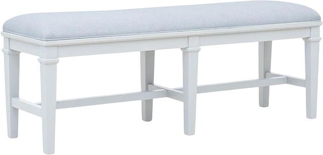 Magnussen Home® Charleston Hoffman Whip/White Dove Bench with Upholstered Seat-0
