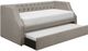 Mazin Furniture Berwick Light Gray Twin Daybed with Trundle-0