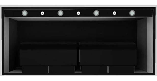 Vent-A-Hood® Designer Series 54" Black Wall Mounted Range Hood-3