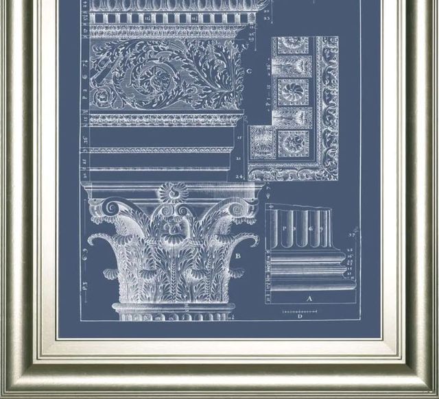 Classy Art Column & Cornice Blueprint II by Vision Studio Wall Art-1