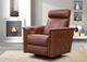 Via Furniture 98 Brown Power Swivel Rocker Recliner-1