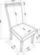 Crown Mark Hazel Beige/Gray Side Chair-2