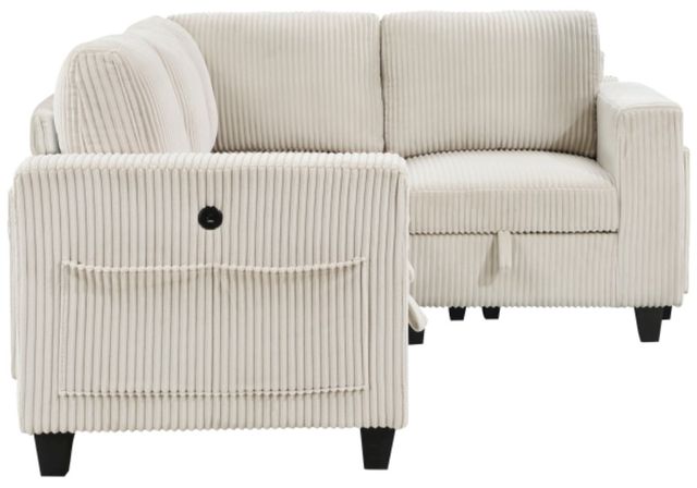 Homelegance® Walterboro 5-Piece Beige L-Shape Sectional-2