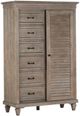 Magnussen Home® Lancaster Dovetail Gray Gentleman's Chest-1