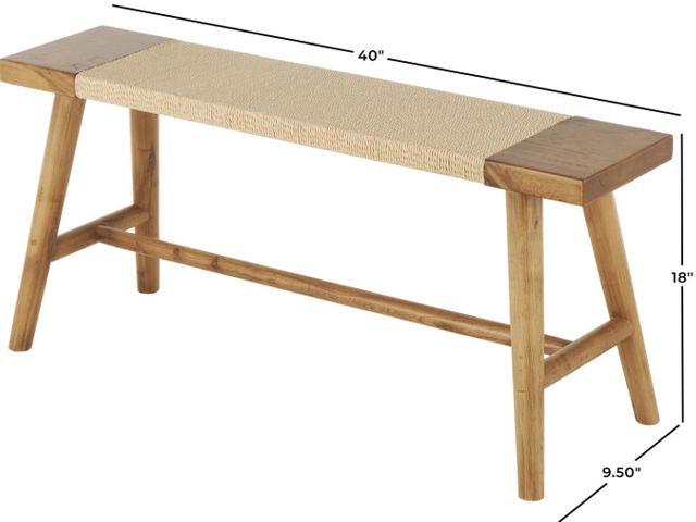 Deco Marche Brown Bench-2
