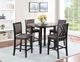 New Classic® Home Furnishings Potomac Black/Gray Counter Stool-1