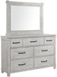 Elements International Scott 4-Piece White Queen Panel Storage Bedroom Set-4