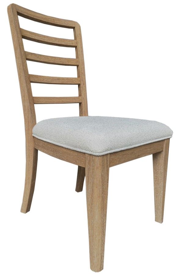 Parker House® Escape Glazed Natural Oak/Mirage Mist Ladder Back Dining Side Chair-0