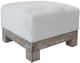 International Furniture Direct Samba Ecru Beige Ottoman-0