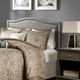 Olliix by Madison Park Nadine Grey King Upholstery Headboard-3