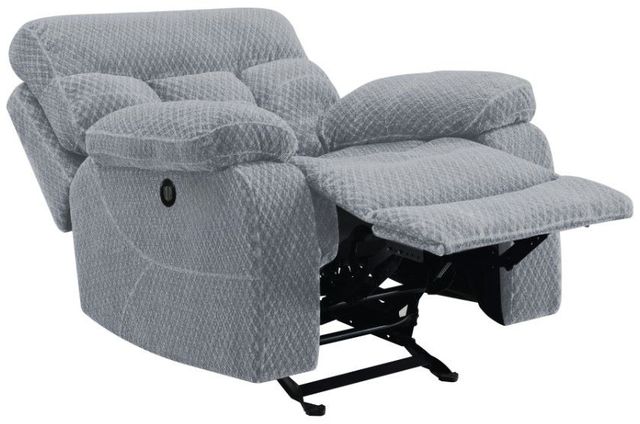 New Classic® Home Furnishings Bravo Stone Gray Power Glider Recliner-2
