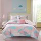 Olliix by Clean Urban Habitat Kids Cloud Pink Full/Queen Printed Comforter Set-4