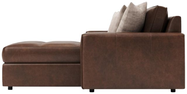 Bernhardt Nest Bernhardt Living 2-Piece Brown Leather Right-Arm Facing Sectional-4