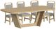 Elements International Ridgemont 5-Piece Natural Dining Set-0