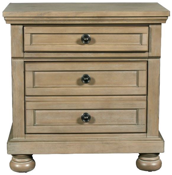 New Classic® Home Furnishings Allegra Pewter Nightstand-2