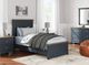 Signature Design by Ashley® Landocken Blue/Brown Youth Twin Panel Bed-1