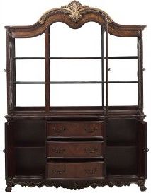 Mazin Furniture Deryn Park Cherry Buffet & Hutch-2